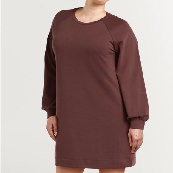 Long Sleeve Fleece Sweatshirt Dress NWTs - Picture 4 of 9